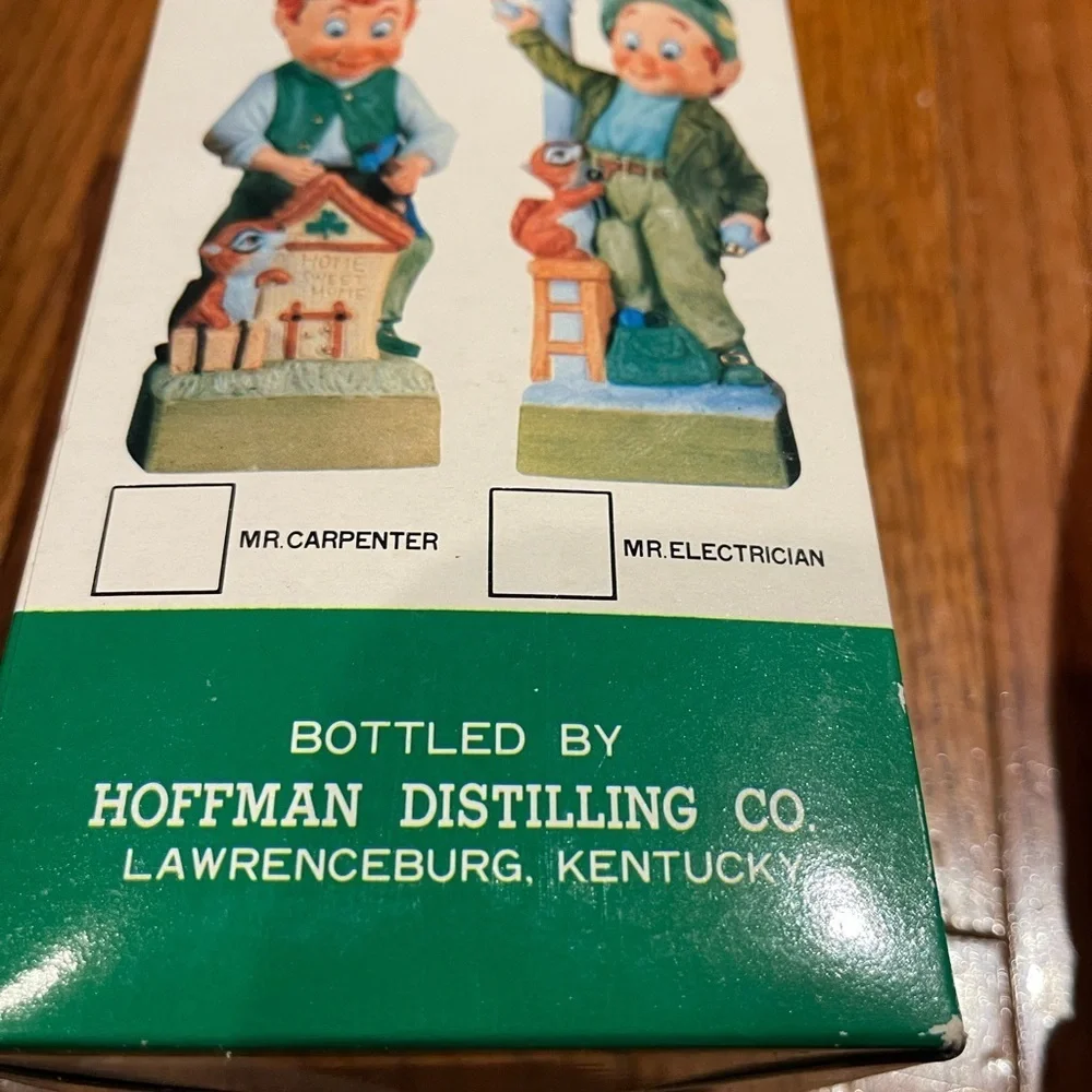 Hoffman Decanter Electrician Vintage 1970’s and Brown Squirrel